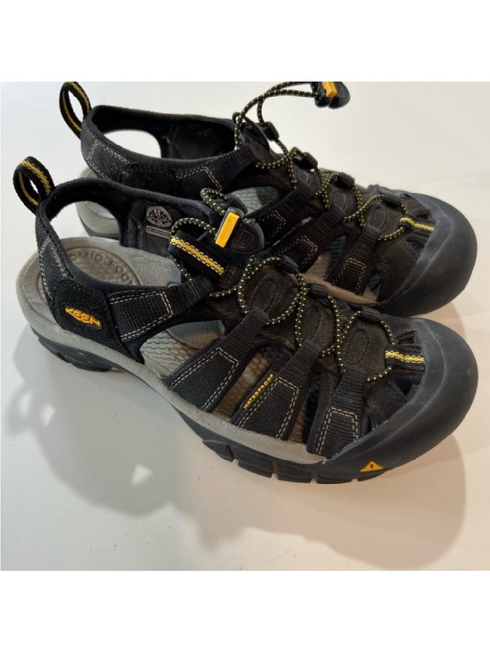 Keen Black and Yellow Outdoor Sandals
